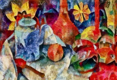 In het rood #23, 2017 door Alex Caminker